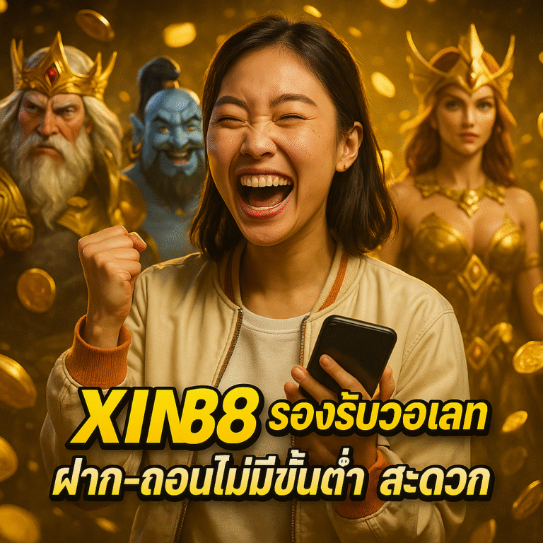 XIN88 รองรับวอเลท ฝาก-ถอนไม่มีขั้นต่ำ สะดวก